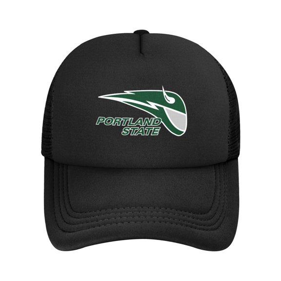 Portland State University Solid Color Lightweight Adult Mesh Baseball Cap