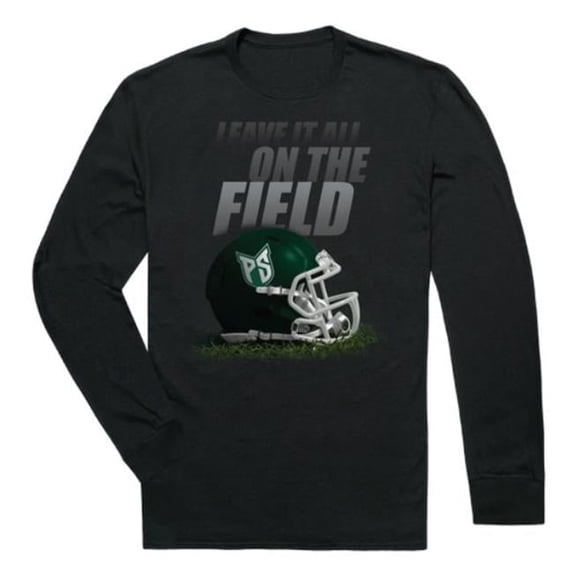 Portland State Vikings Gridiron Long Sleeve T-Shirt, Black - 2XL