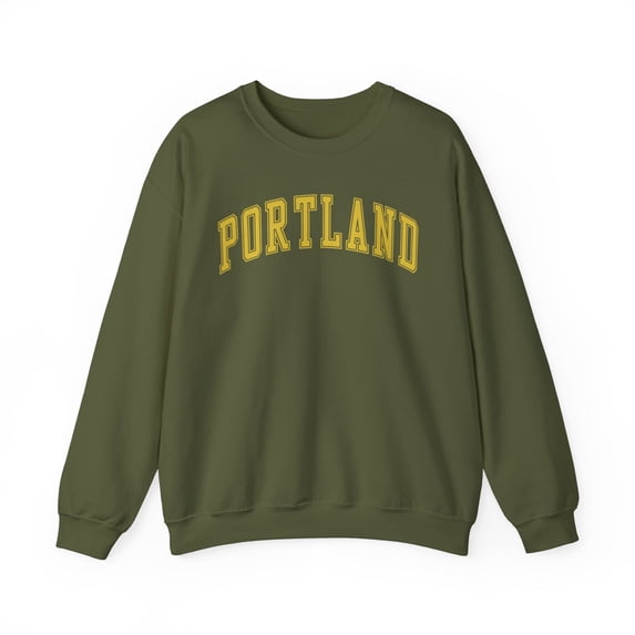 Portland Sweatshirt Gifts Crew Neck Shirt Long Sleeve Unisex
