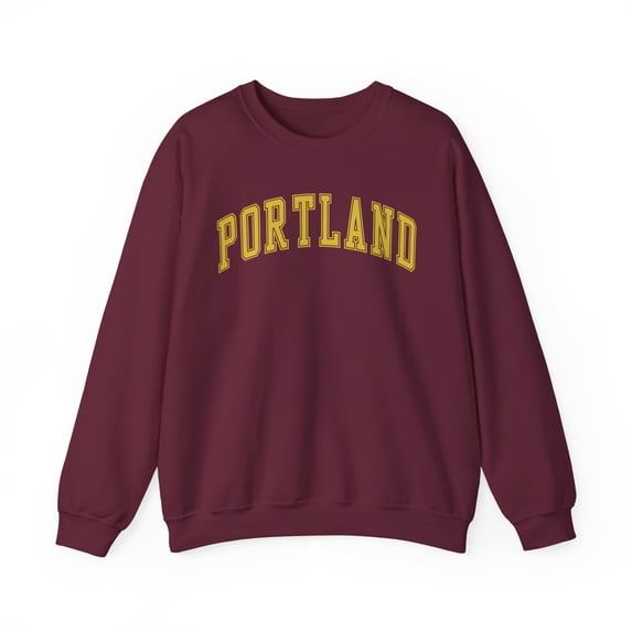 Portland Sweatshirt Gifts Crew Neck Shirt Long Sleeve Unisex