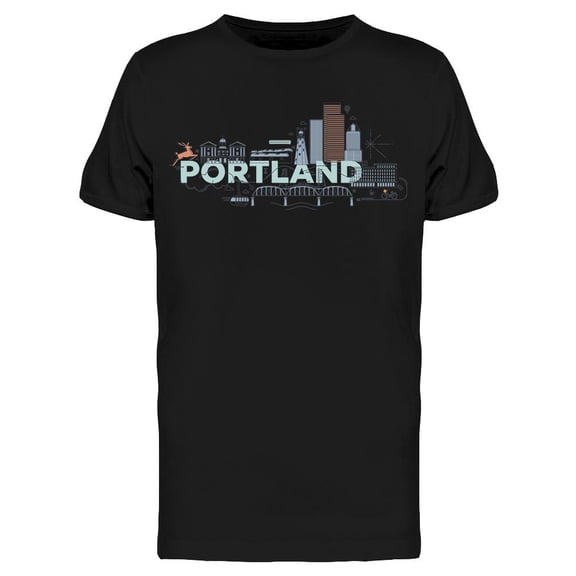Portland Technology T-Shirt Men -Image by Shutterstock, Male x-Large