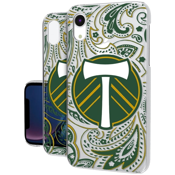 Portland Timbers Paisley Clear iPhone XR Case