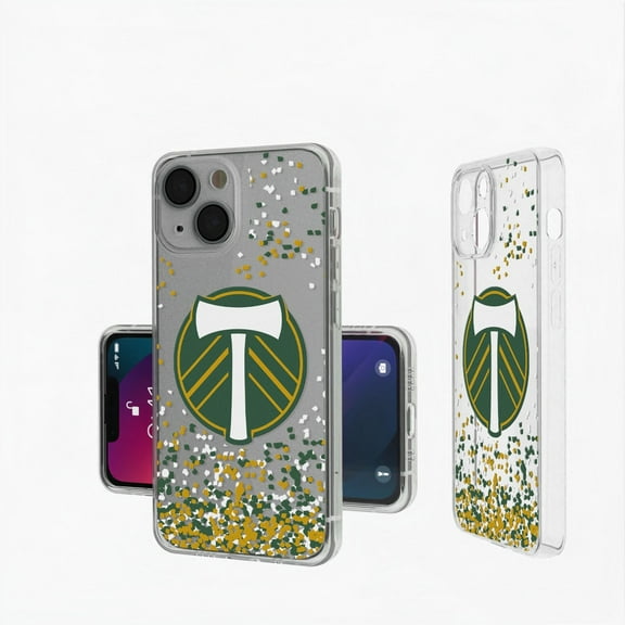 Portland Timbers iPhone Confetti Design Clear Case