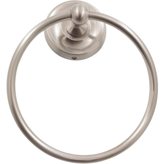 Portland Towel Ring, Satin Nickel by Stone Harbor Hardware