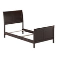 thumbnail image 1 of AFI Portland Twin Foundation Bed Frame with Matching Footboard, Espresso, 1 of 9