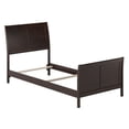 thumbnail image 1 of AFI Portland Twin XL Foundation Bed Frame with Matching Footboard, Espresso, 1 of 9