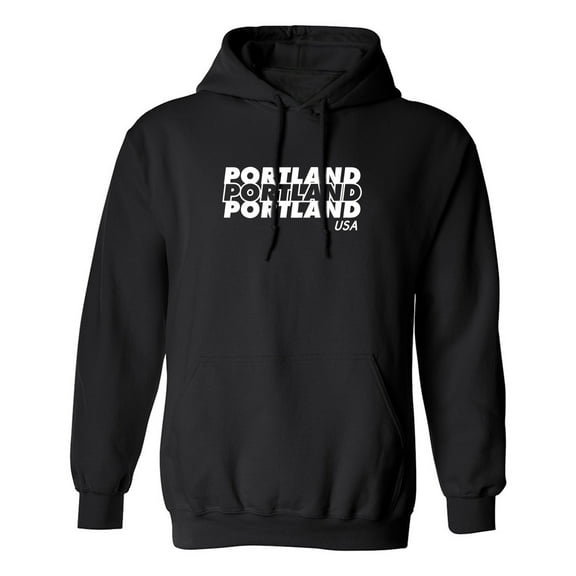 Portland USA Adult Hooded Sweatshirt