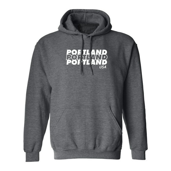 Portland USA Adult Hooded Sweatshirt