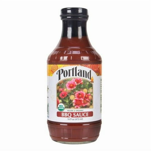 Portlandia Foods BBQ Sauce, Organic-14 floz