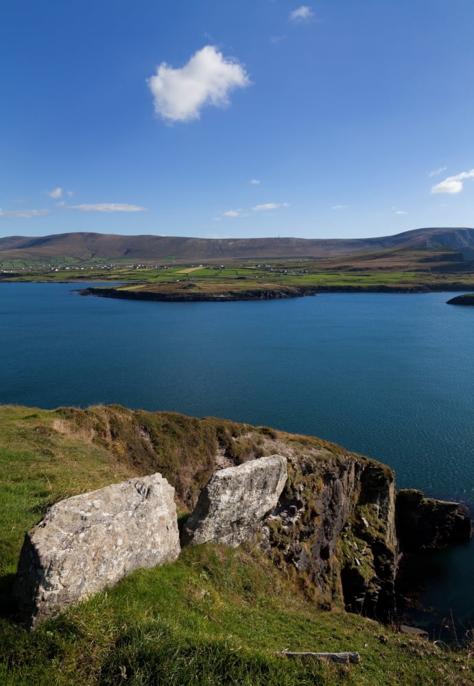 Portmagee and Surrounds From Valencia Island The Ring of Kerry County Kerry Ireland Canvas Art - Panoramic Images (19 x 27)