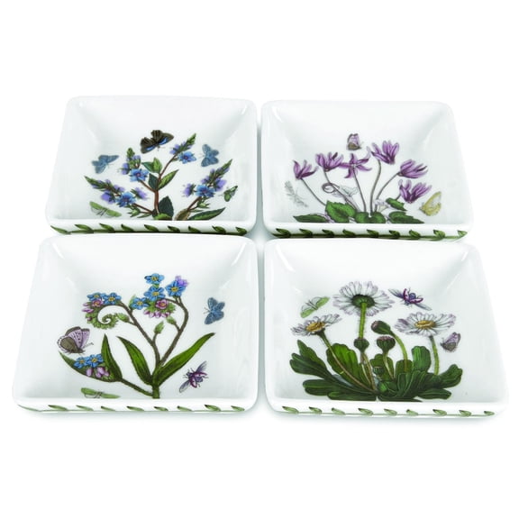 Portmeirion Botanic Garden S/4 Square Mini Dishes