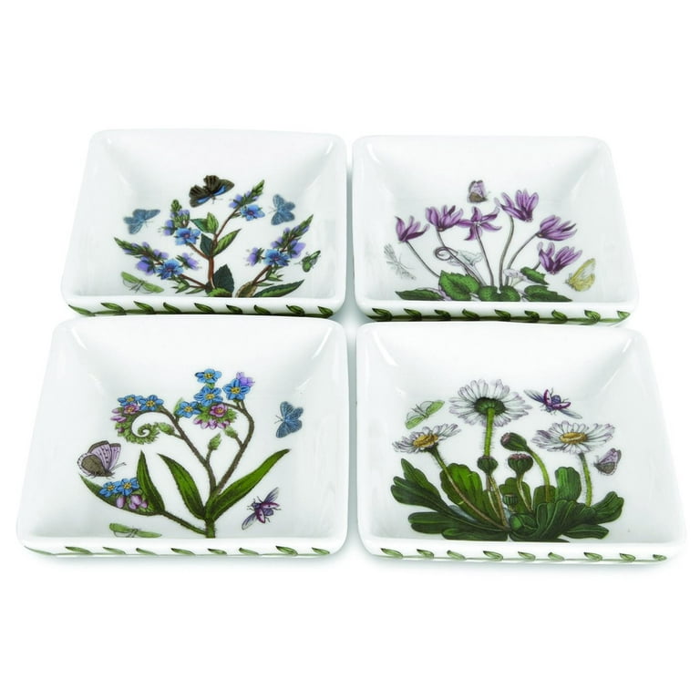 Portmeirion Botanic Garden 3 in Square Mini Dipping Dishes