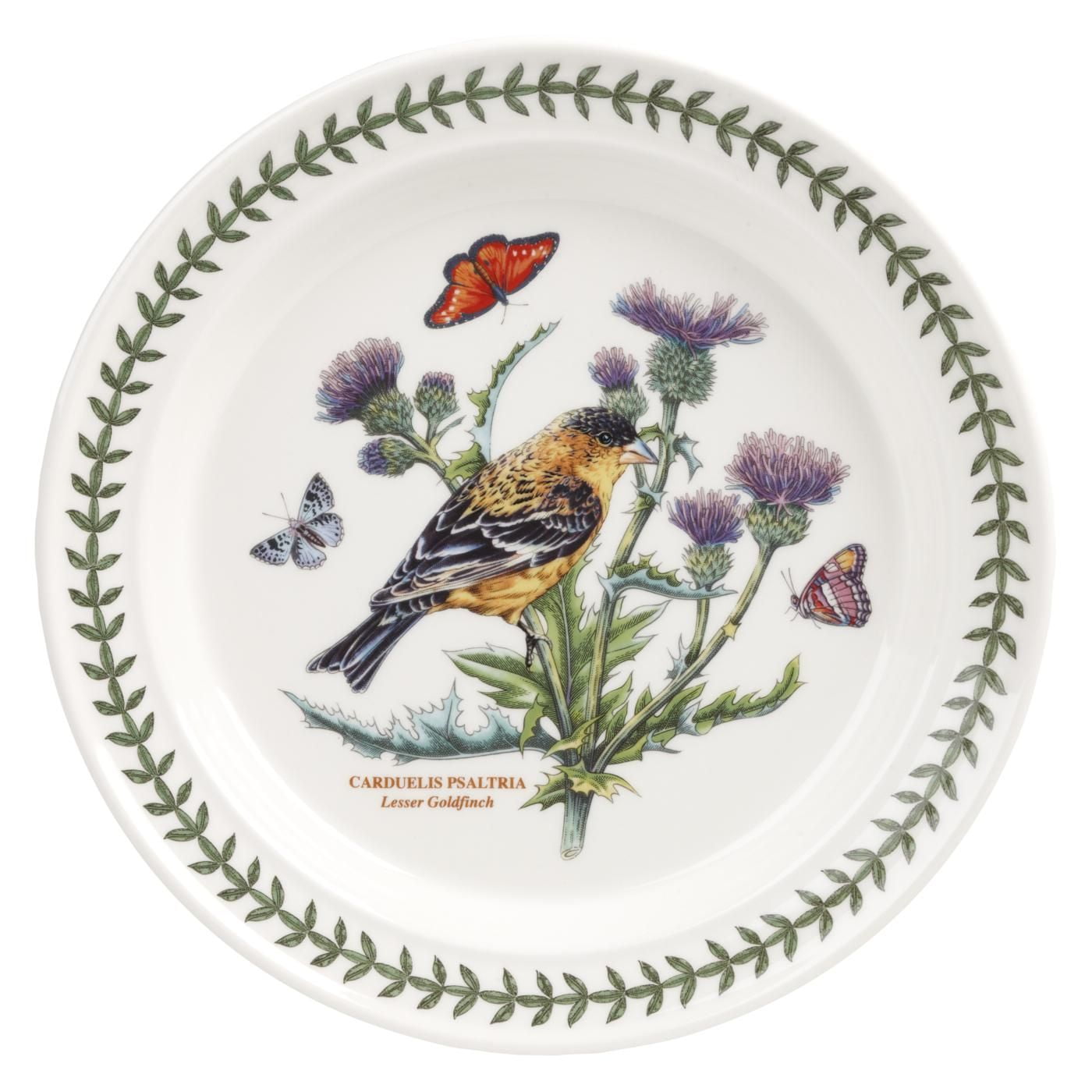 Portmeirion Botanic Garden Birds Dinner Plate 10.5 Inch Lesser