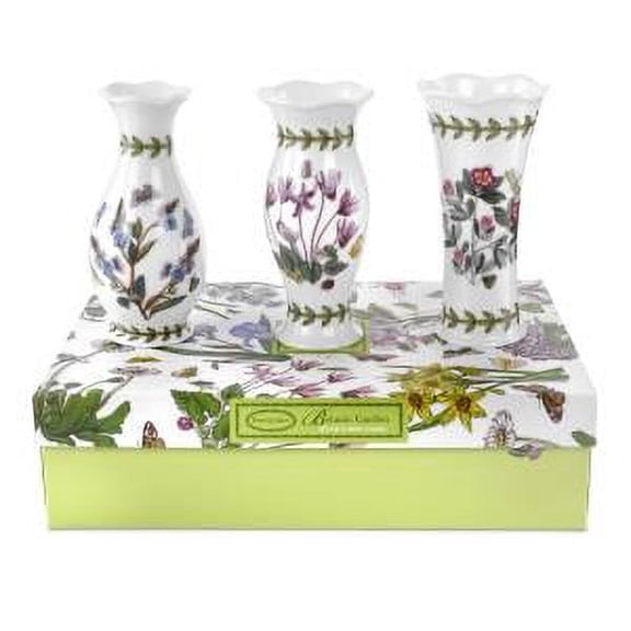 Portmeirion Botanic Garden S/3 Mini Vases