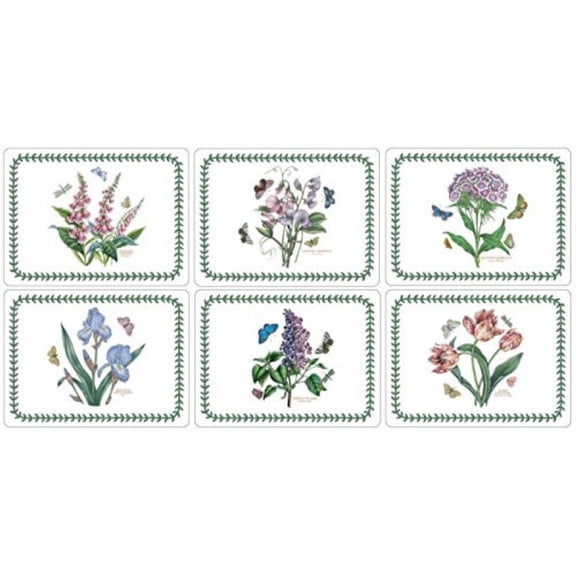 Portmeirion Pimpernel Botanic Garden Placemats, Set of 6