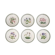 Portmeirion Botanic Garden Set of 6 Soup Plate/Bowls Assorted Motifs