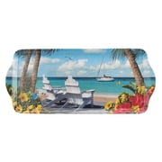 Portmeirion In The Sunshine Melamine Sandwich Tray,