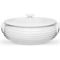 thumbnail image 1 of Portmeirion Sophie Conran 3.5 Quarts White Oval Casserole, Small, Dishwasher and Oven Safe, 1 of 6