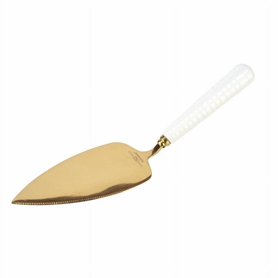Portmeirion Sophie Conran Gold Cake Server, 10 Inch