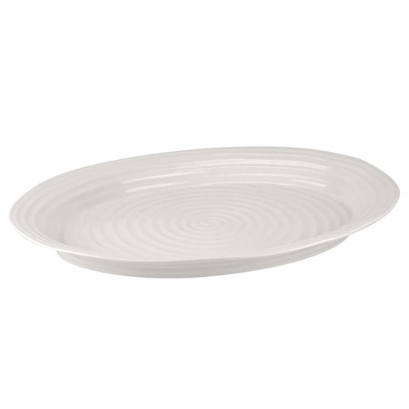 Portmeirion Sophie Conran Porcelain Oval Turkey Platter, 20 Inch - White
