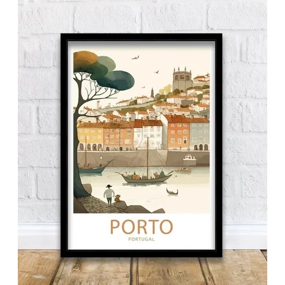 Porto Travel Print Wall Art Porto Travel Poster Home Decor Paper Poster Print Only