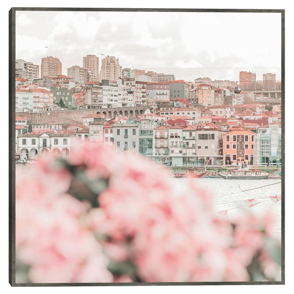 Porto View by Heather Loriece Framed Canvas Art Print