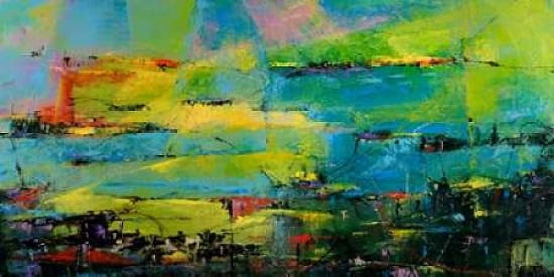 Porto di Istanbul Canvas Art - Tebo Marzari (10 x 20)