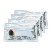 PortoVino Refill Dispenser Bag Compatible With Wine Purse - 4 Pack Spout of 25oz. Each (750ml) Flask Perfect for Parties and Concerts. Bladder Holds 1 Bottle of Wine Each! Reusable and BPA Free!