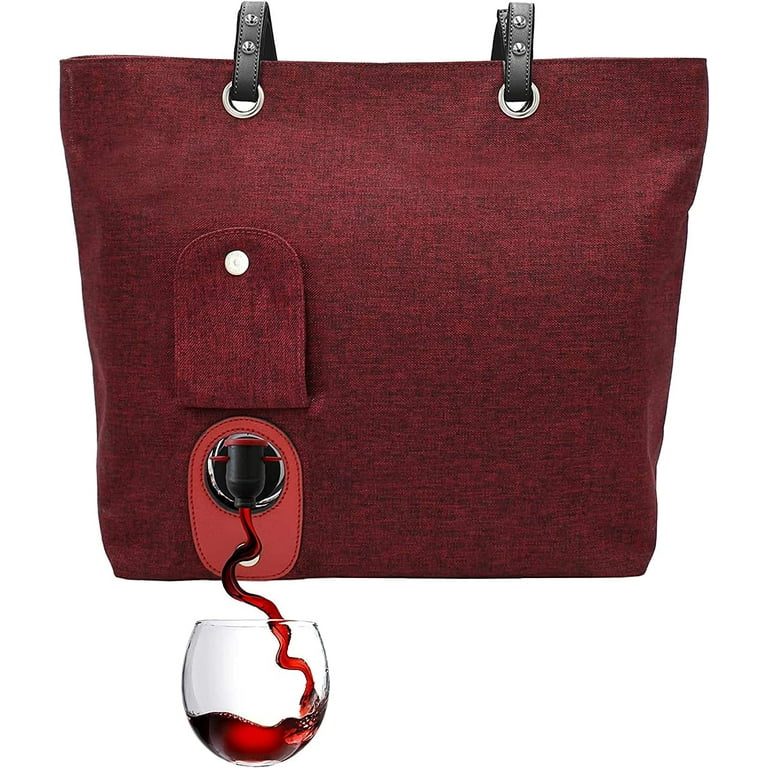 Bag with secret compartment for wine sale