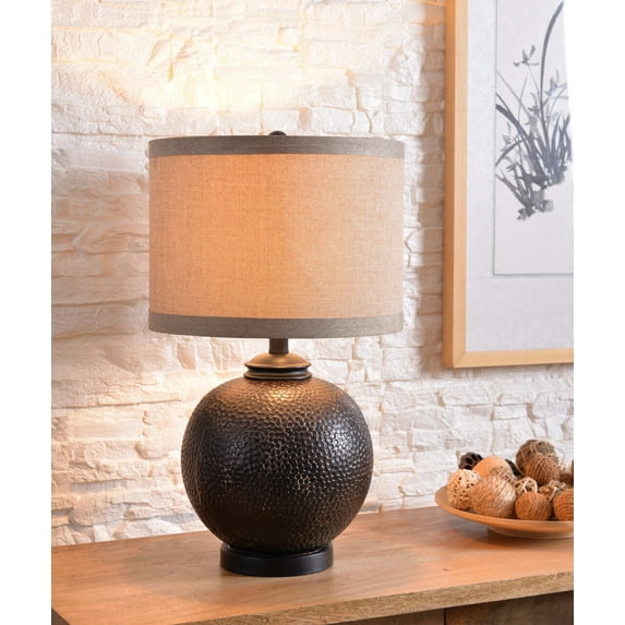 Portobello Accent Lamp with Bronze Finish