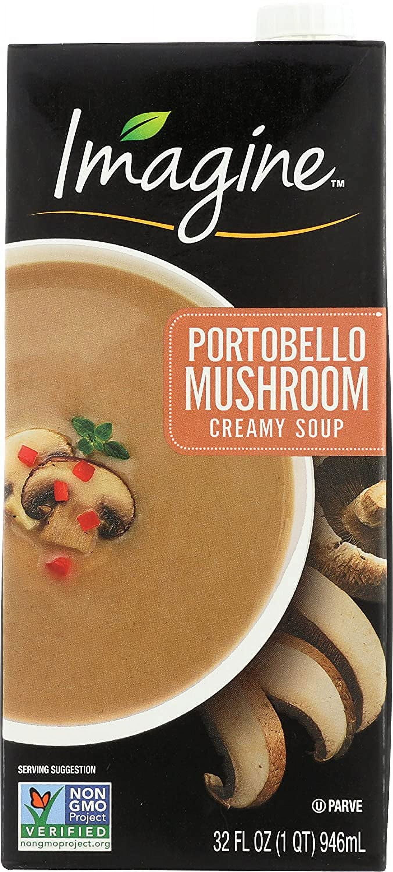 Portobello Mushroom Creamy Soup 32 fl. Oz (Pack of 6)