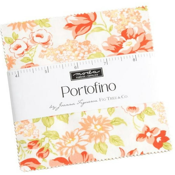 Portofino Charm Pack by Fig Tree & Co.; 42 - 5" Precut Fabric Quilt Squares