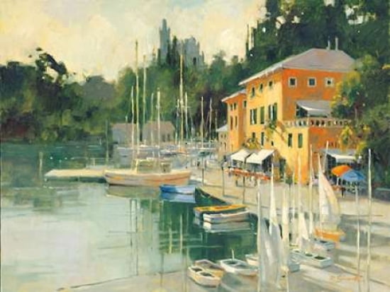 Portofino Heights Canvas Art - Marilyn Simandle (18 x 24)