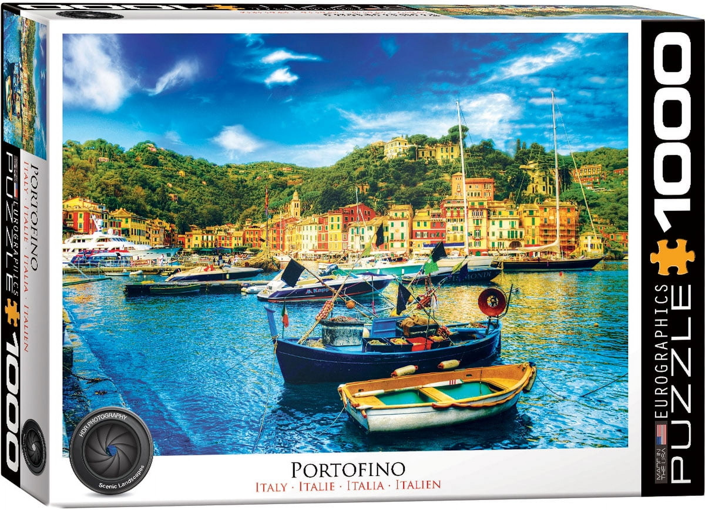 Portofino Italy 1000-Piece Puzzle