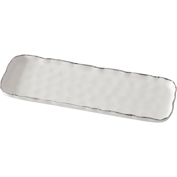 Portofino Plata, Long Rectangular Tray, 14.5" x 5" x 1"