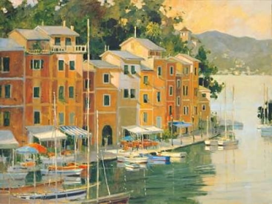 Portofino View Canvas Art - Marilyn Simandle (22 x 28)