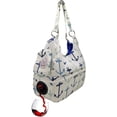 thumbnail image 1 of Portovino Swankey White Coastal Wine Tote With Hidden Insulated Compartment, 1 of 8