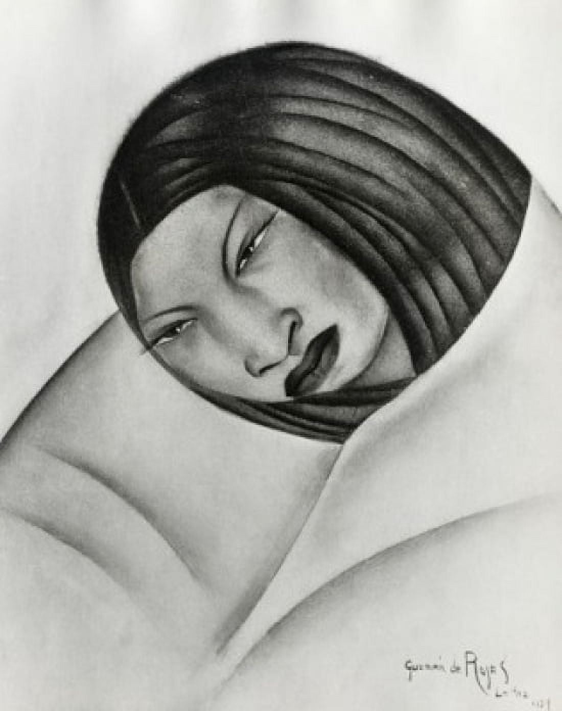 Portrait of a Bolivian Indian Girl Cecilio Guzman de Rojas (1899-1950Bolivian) Museum of Fine Art La Paz Bolivia Canvas Art - Cecilio Guzman de Rojas (24 x 36)