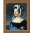 thumbnail image 1 of Portrait Botsigetti 24x20 Gold Ornate Wood Framed Canvas Art by Vasily Tropinin, 1 of 2