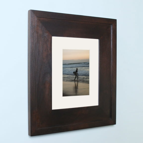 Portrait Coffee Bean Recessed Picture Frame Medicine Cabinet (11" W x 14" H)