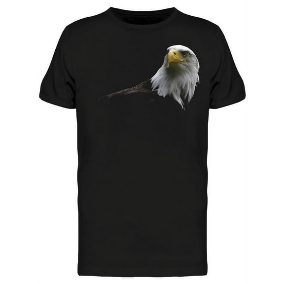 Portrait: Dazzling Bald Eagle T-Shirt Men -Image by Shutterstock, Male x-Large