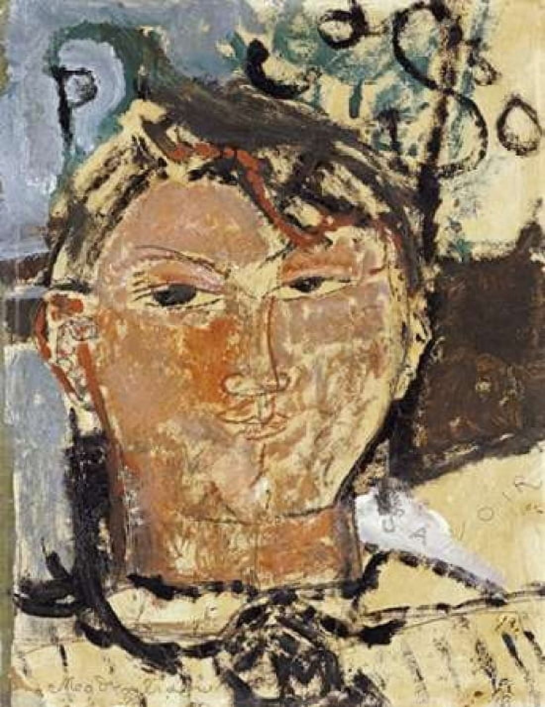 Portrait De Picasso Canvas Art - Amedeo Modigliani (22 x 28)
