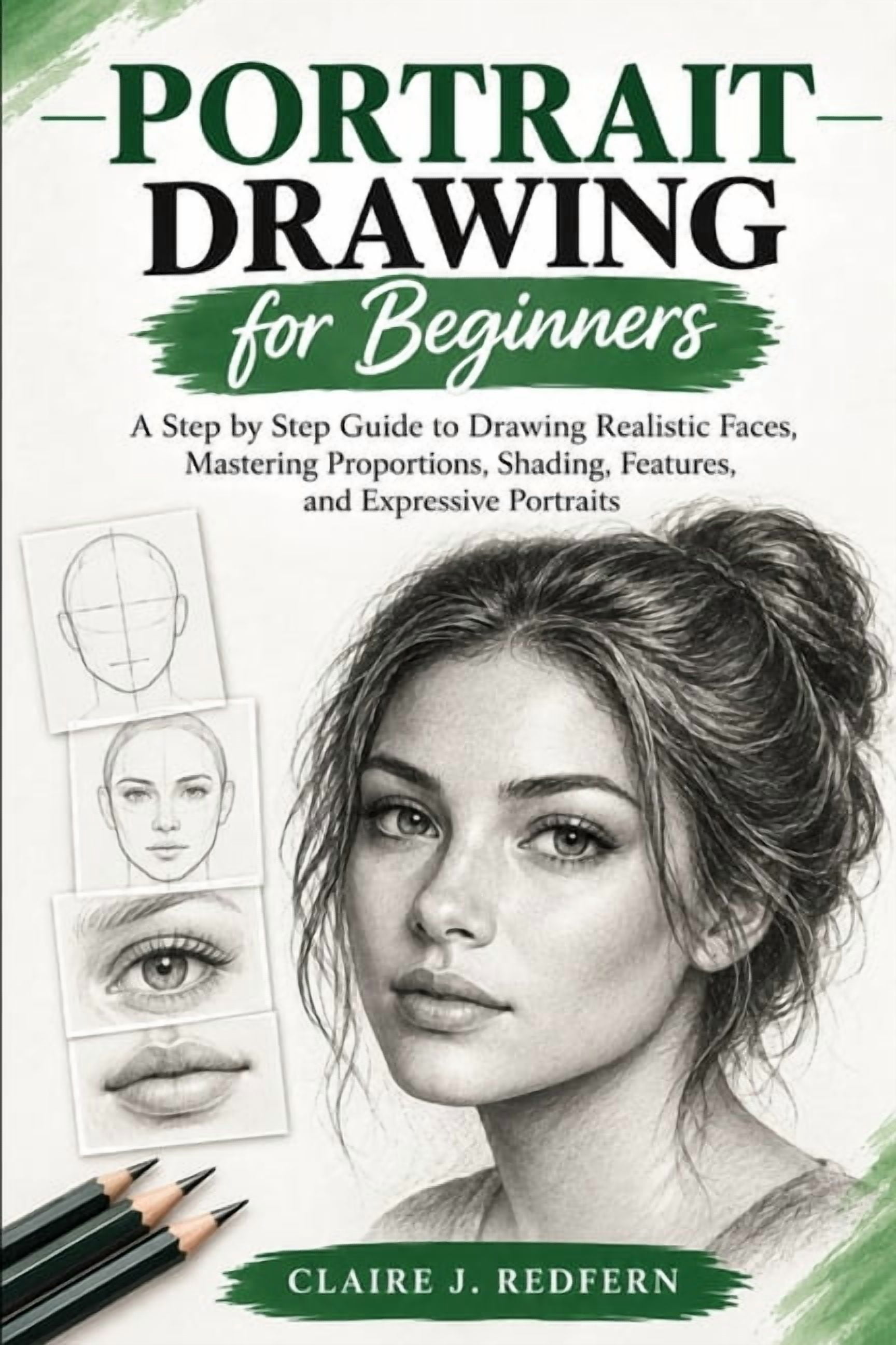 Portrait Drawing for Beginners: A Step by Step Guide to Drawing ...