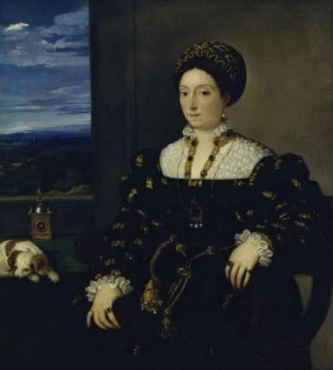 Portrait of Eleonora Gonzaga della Rovere Titian (147789-1576 Venetian) Oil on canvas Galleria degli Uffizi Florence Canvas Art - Titian (18 x 24)