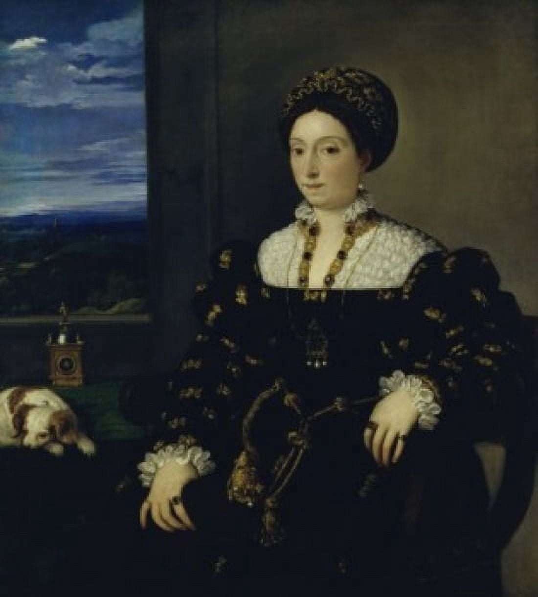 Portrait of Eleonora Gonzaga della Rovere Titian (147789-1576 Venetian) Oil on canvas Galleria degli Uffizi Florence Canvas Art - Titian (24 x 36)