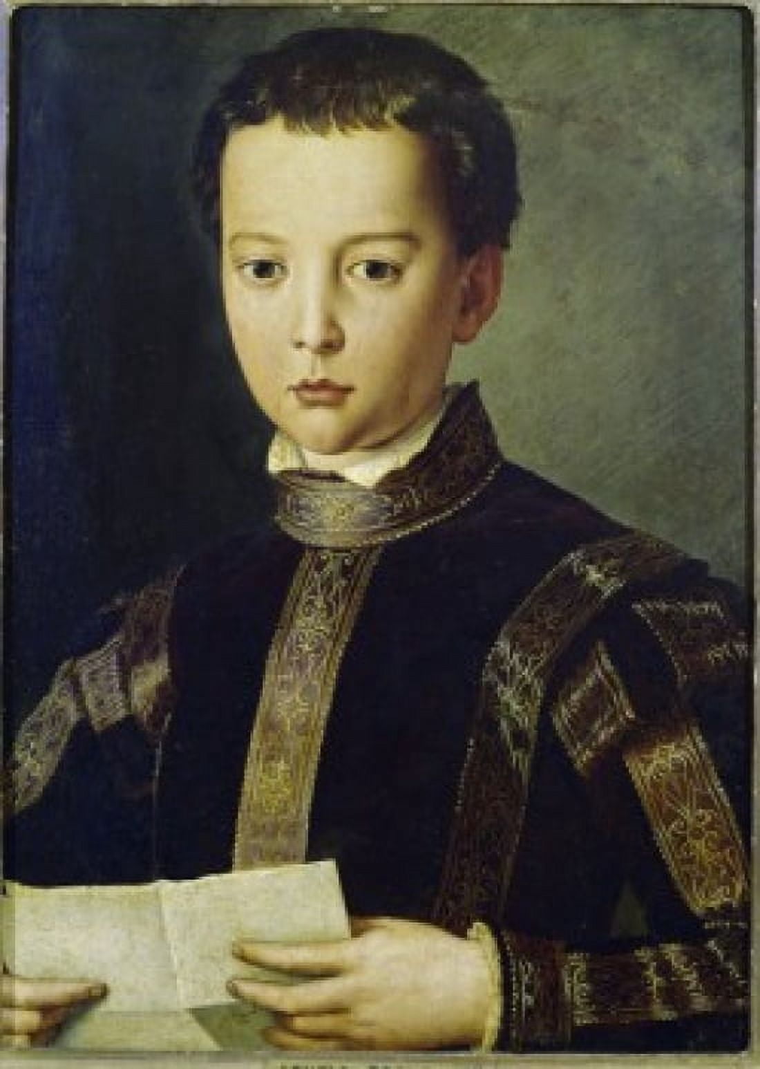 Portrait of Francesco I de Medici 1551 Agnolo Bronzino (1503-1572 Italian) Tempera on wood Galleria degli Uffizi Florence Italy Canvas Art - Agnolo Bronzino (18 x 24)