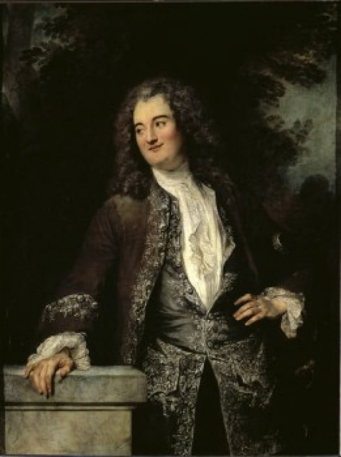Portrait of a Gentleman (Portrait dun Gentilhomme) 18th C Jean Antoine Watteau (1684-1721French) Musee du Louvre Paris Canvas Art - Jean Antoine Watteau (18 x 24)