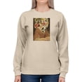 thumbnail image 1 of Portrait In Bloom Ii Sweatshirt Women -Annie Warren Designs, Female Medium, 1 of 4