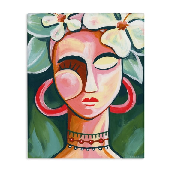 Stupell Industries Portrait In The Tropics Canvas Wall Art, design by Yvette St. Amant, 48 x 36