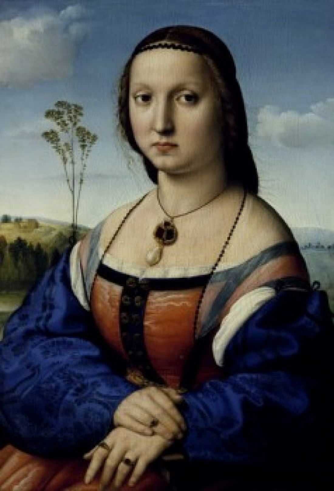 Portrait of Maddalena Strozzi Doni ca1506 Raphael (1483-1520Italian) Oil on panel Palazzo Pitti Palatina Gallery Florence Canvas Art - Raphael (18 x 24)